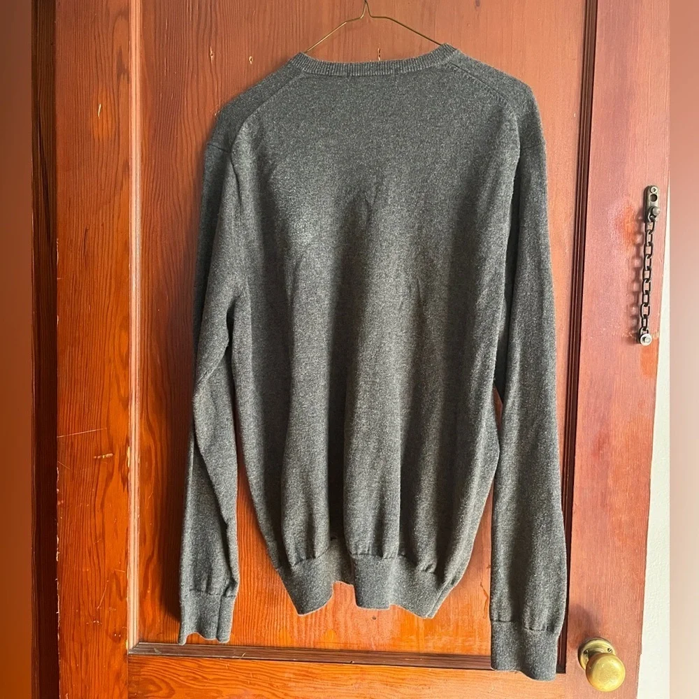 crown & ivy Charcoal V-Neck Sweater